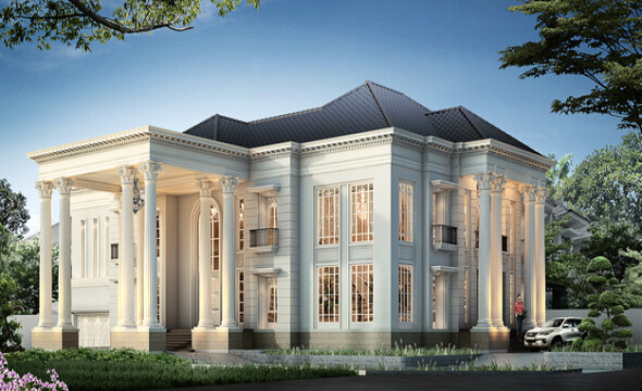 Desain Rumah Klasik Modern yang Sering Ditemui di Indonesia